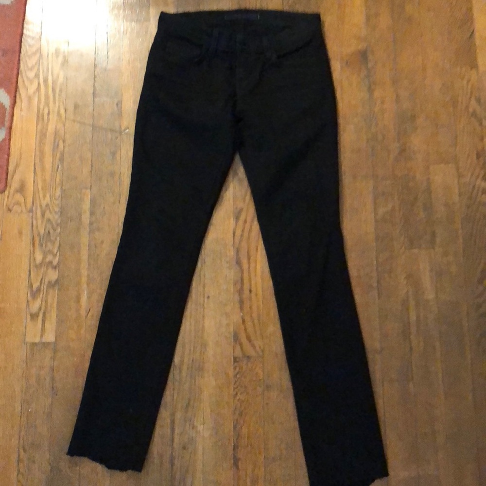J brand black low rise skinny jeans sz 25
